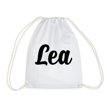 Lea - Turnbeutel - Weiß - Vorne