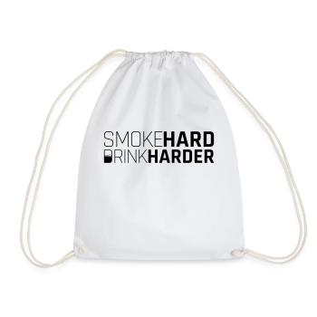 smoke hard drink harder - Sac de sport léger - blanc - Devant
