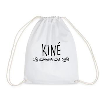 kiné le meilleur des taffs / humour Kinésithérapie - Sac de sport léger - blanc - Devant