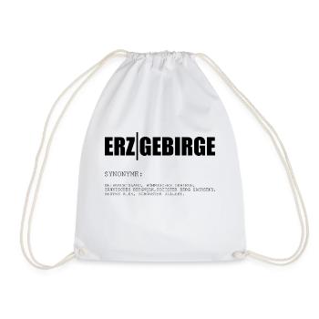 Erzgebirge Synonym - Turnbeutel - Weiß - Vorne
