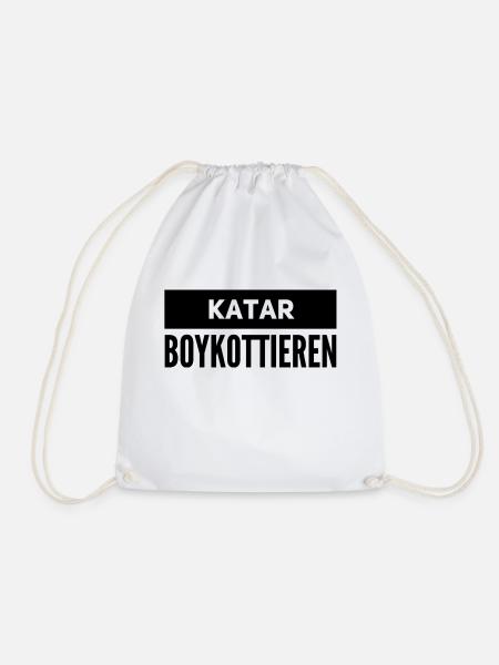 WM Katar - Turnbeutel - Weiß