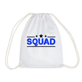 Squad - Drawstring Bag - white - Front