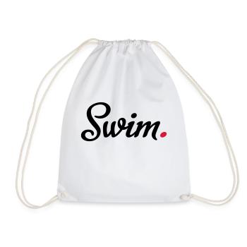 nager - Sac de sport léger - blanc - Devant