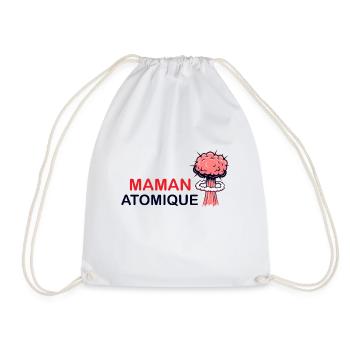 Maman Atomique - Sac de sport léger - blanc - Devant