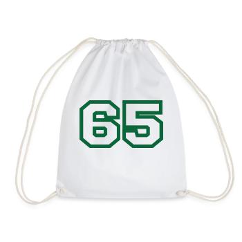 Numéro 65 sport - Sac de sport léger - blanc - Devant