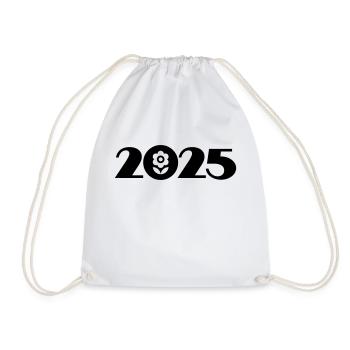 Gardener 2025, Florist 2025, Horticulture 2025 - Drawstring Bag - white - Front