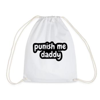 punis-moi papa - Sac de sport léger - blanc - Devant