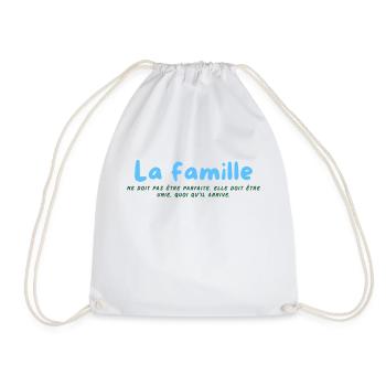 famille - Sac de sport léger - blanc - Devant