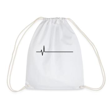 flatline - Sac de sport léger - blanc - Devant
