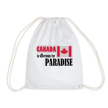 canada est allemand pour le paradis - Sac de sport léger - blanc - Devant