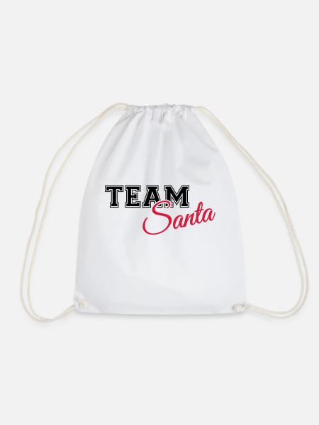 Team Santa - Turnbeutel - Weiß