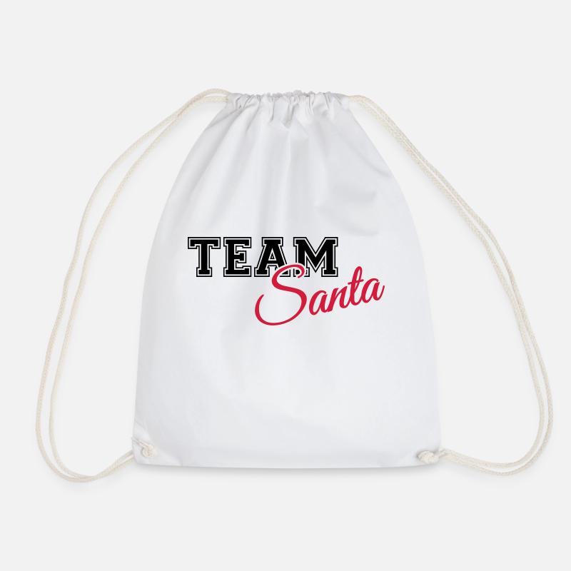 Team Santa - Turnbeutel - Weiß