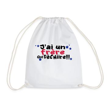 mon frère déchire - Sac de sport léger - blanc - Devant