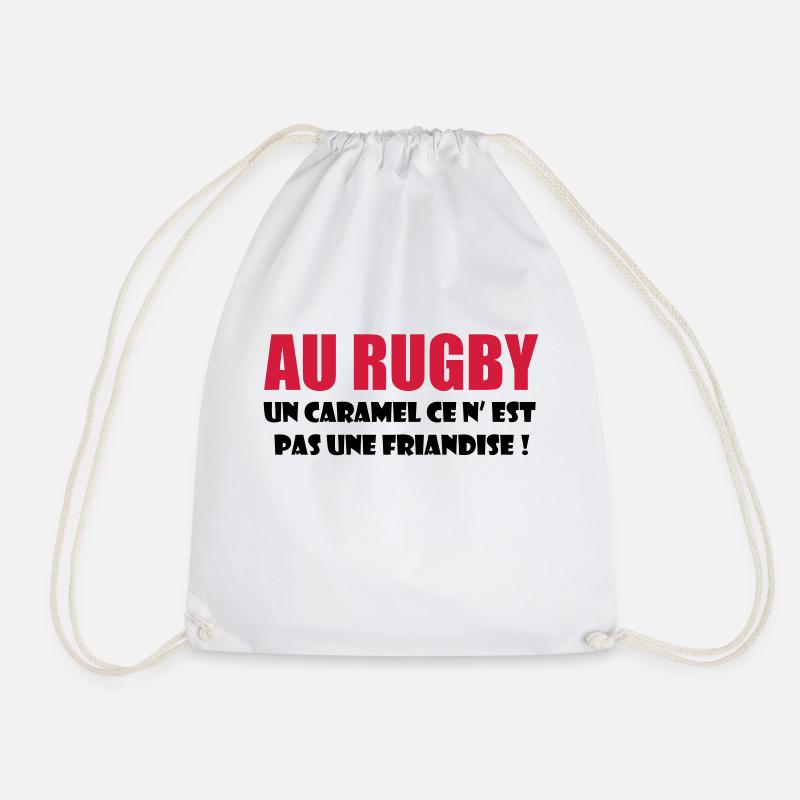 rugby - Turnbeutel - Weiß