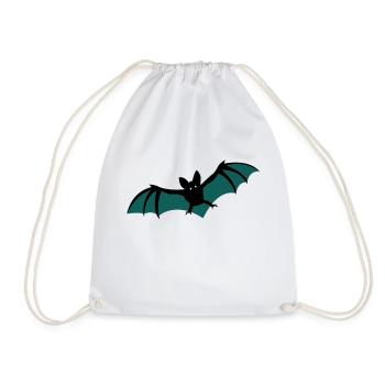 chauves-souris - Sac de sport léger - blanc - Devant