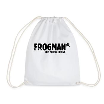 FROGMAN VINTAGE PLONGEE SOUS MARINE - Sac de sport léger - blanc - Devant