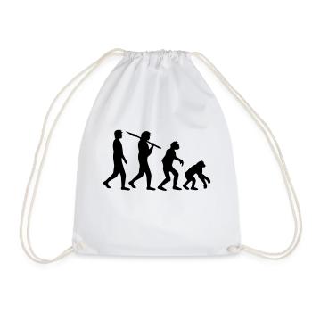 devolution - Drawstring Bag - white - Front