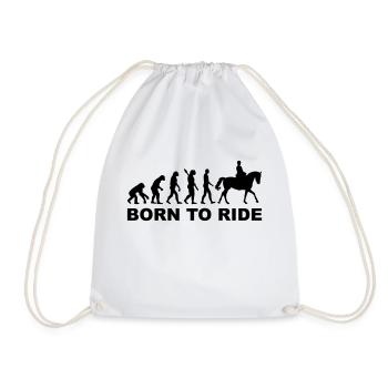 Evolution Reiten - Turnbeutel - Weiß - Vorne