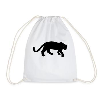 panthere - Sac de sport léger - blanc - Devant