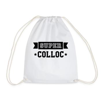 Coloc / Colocataire / Collocatrice / Amis / Appart - Sac de sport léger - blanc - Devant