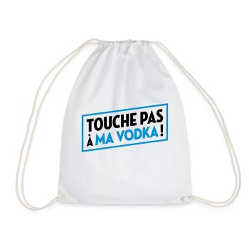 Vodka / Alcool / Fête / Alcoolique / Bourré Saoul - Sac de sport léger - blanc - Devant