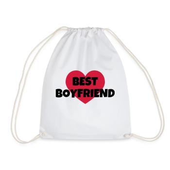 Love Girlfriend Boyfriend Liebe Amour Wedding - Drawstring Bag - white - Front