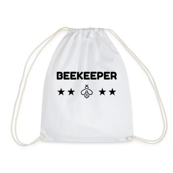 Beekeeping Beekeeper Bee Imker Apiculture - Drawstring Bag - white - Front