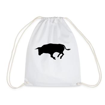 stier - Drawstring Bag - white - Front