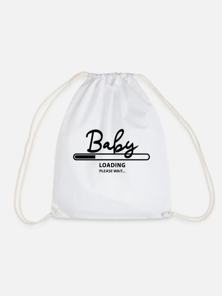 Baby loading - Turnbeutel - Weiß