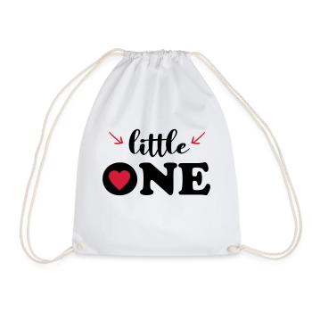 Baby Kind Geburtstag Geschenk Sprüche Little One - Turnbeutel - Weiß - Vorne