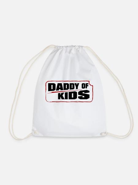 Daddy of Kids - Turnbeutel - Weiß