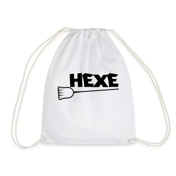 hexe - Turnbeutel - Weiß - Vorne