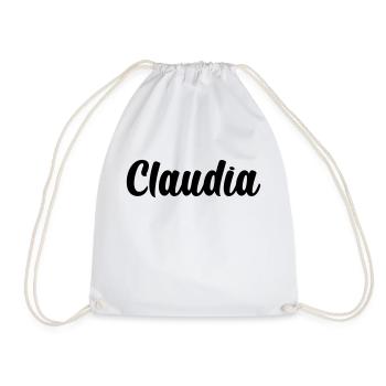 Claudia - Turnbeutel - Weiß - Vorne