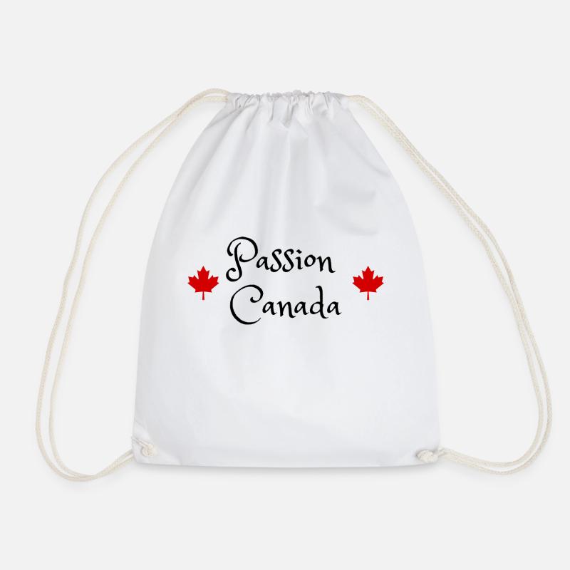 passion kanada montreal reise urlaub quebec - Turnbeutel - Weiß