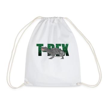 T-rex - Sac de sport léger - blanc - Devant
