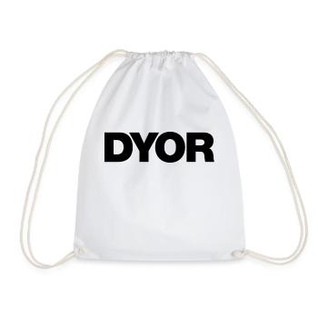 DYOR (black) - Turnbeutel - Weiß - Vorne