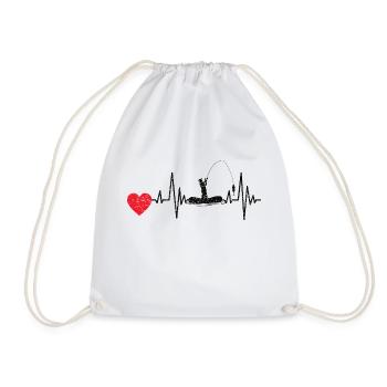 Hameçons Pêche Pêche Pêche Pêche Pêche - Sac de sport léger - blanc - Devant
