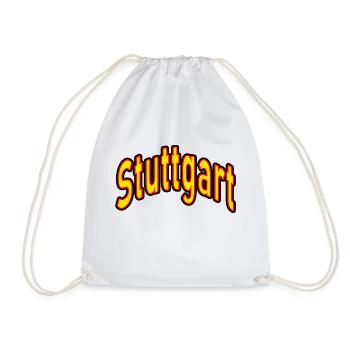 Stuttgart - Drawstring Bag - white - Front