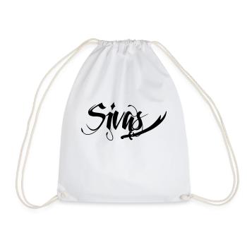 Alevi sword Sivas - Drawstring Bag - white - Front