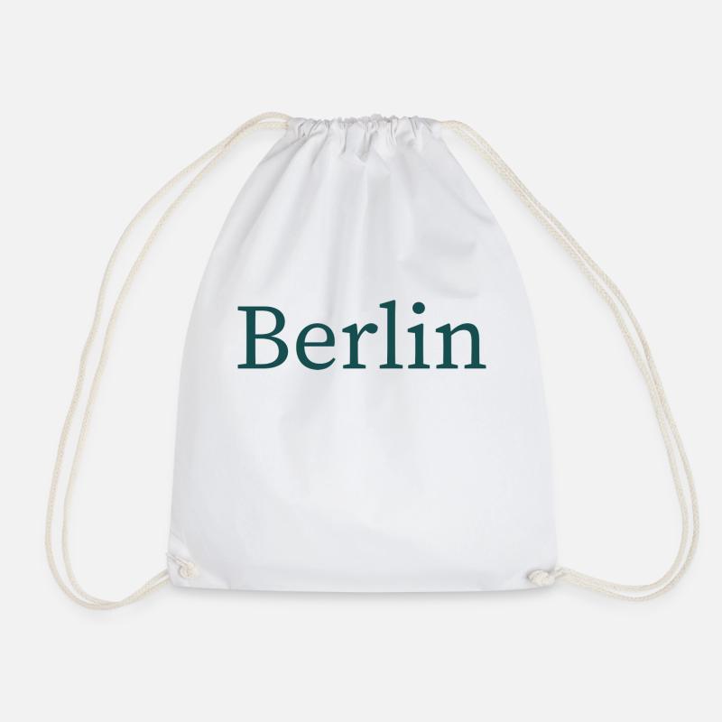 Berlin - Turnbeutel - Weiß