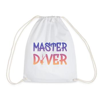 Master Diver - Turnbeutel - Weiß - Vorne