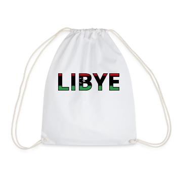 Drapeau Libye - Sac de sport léger - blanc - Devant