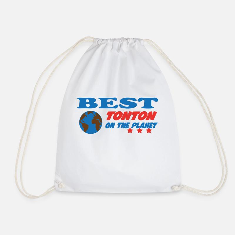 bester TONTON der Welt - Turnbeutel - Weiß