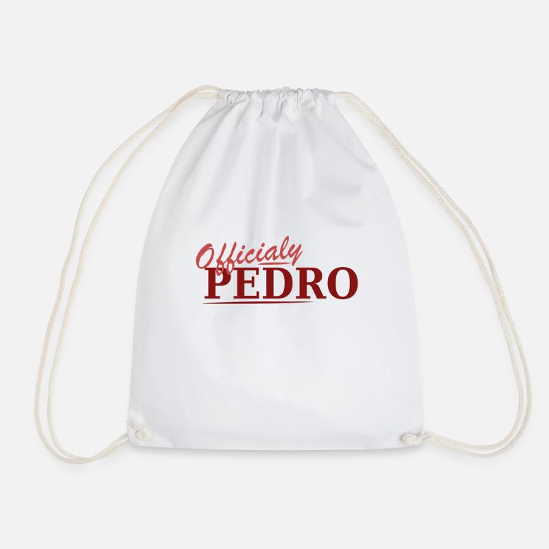 Officialy Pedro - Drawstring Bag - white