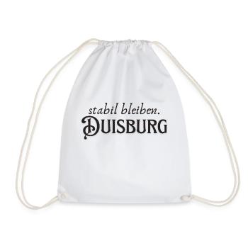 Staying stable Duisburg - Drawstring Bag - white - Front