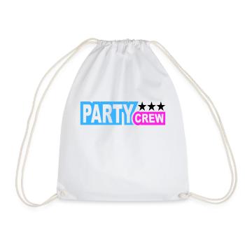 Party Crew Fun Stars Celebrate Team Friends Member - Sac de sport léger - blanc - Devant