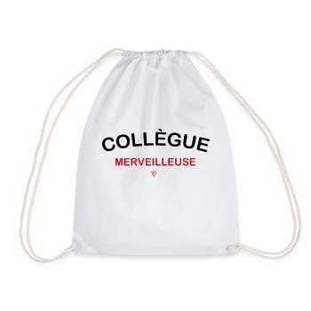 Collègue merveilleuse - Sac de sport léger - blanc - Devant