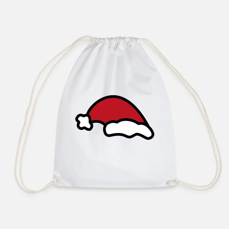 weihnachtsmütze - Turnbeutel - Weiß