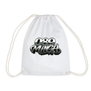 089 Minga Logo - Turnbeutel - Weiß - Vorne
