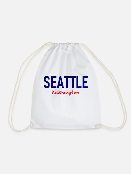 Seattle - Washington - USA - United States - Turnbeutel - Weiß